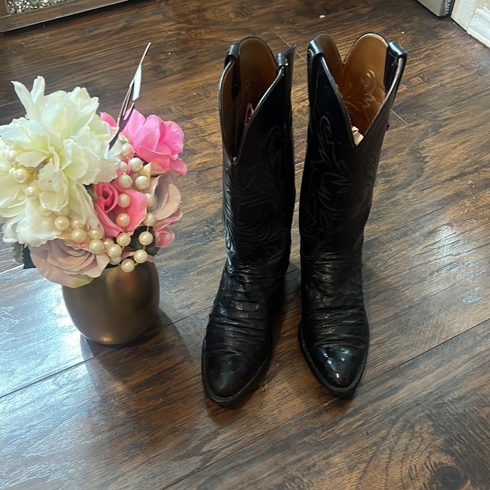 Lucchese ostrich boots